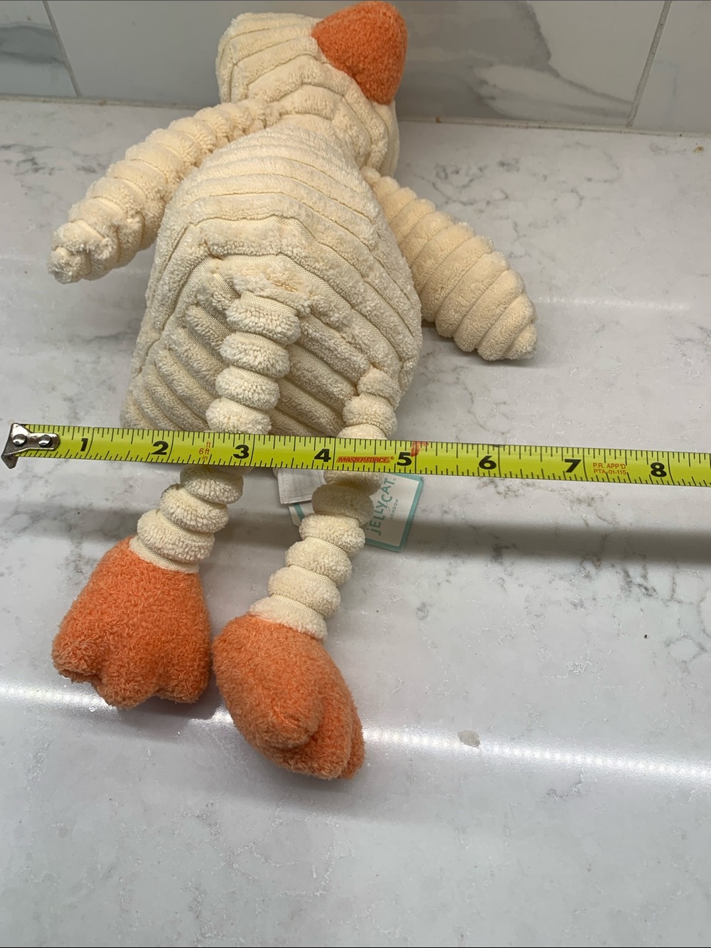 NEW Jellycat Cordy Roy Duck Ribbed Plush - Picture 9 of 9